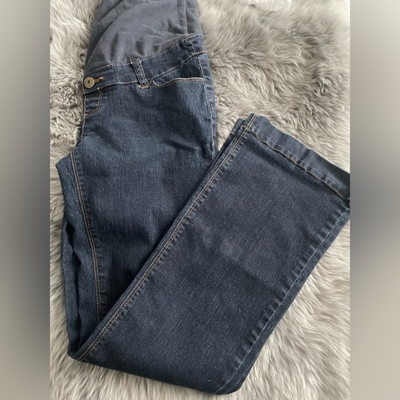 Thyme maternity flare jeans size M - Picture 4 of 6
